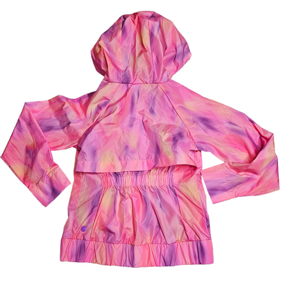 Girls all in motion Windbreaker Jacket XS Pink Purple - Picture 2 of 3